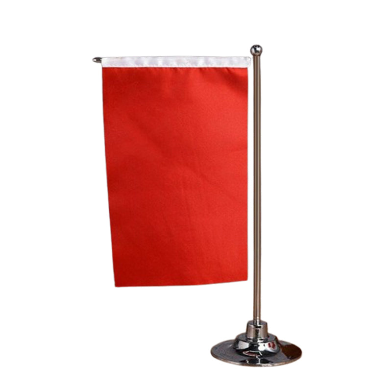 Desktop Table Flag With Retractable Metal Pole