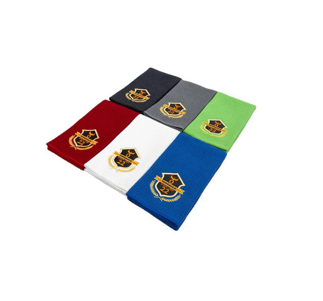 Serviette de golf à motif gaufré