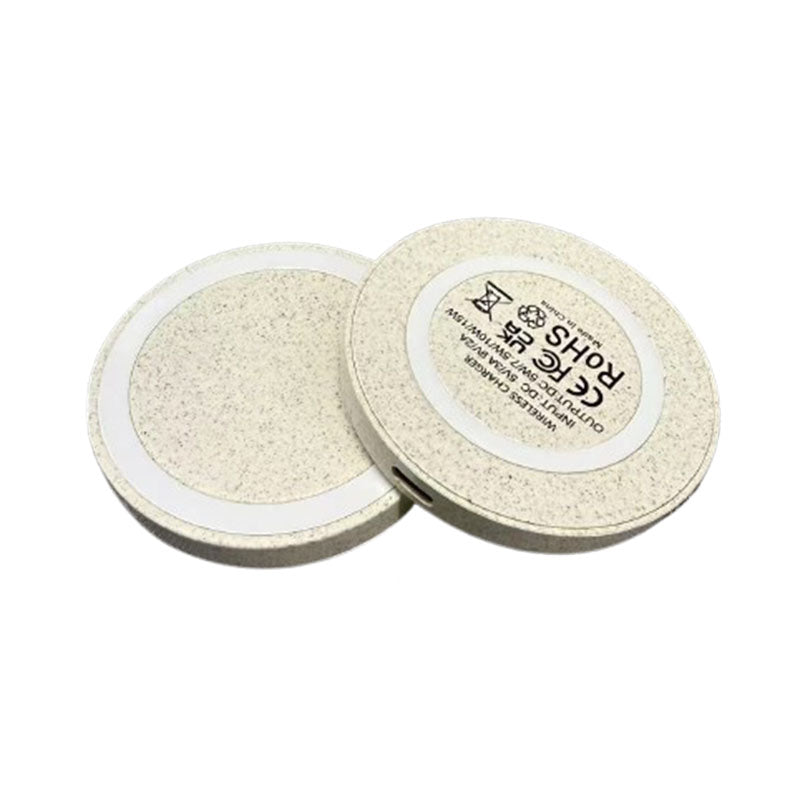 15w Wheat Straw Wireless Charger