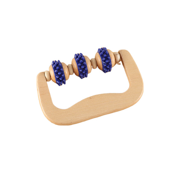 Masseur à roulettes en bois portatif