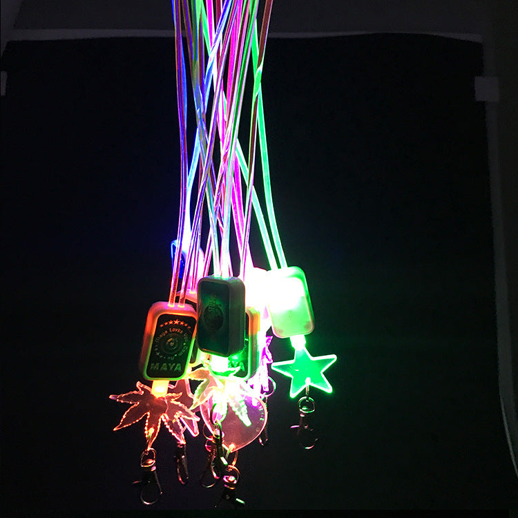 Collier flocon de neige lumineux