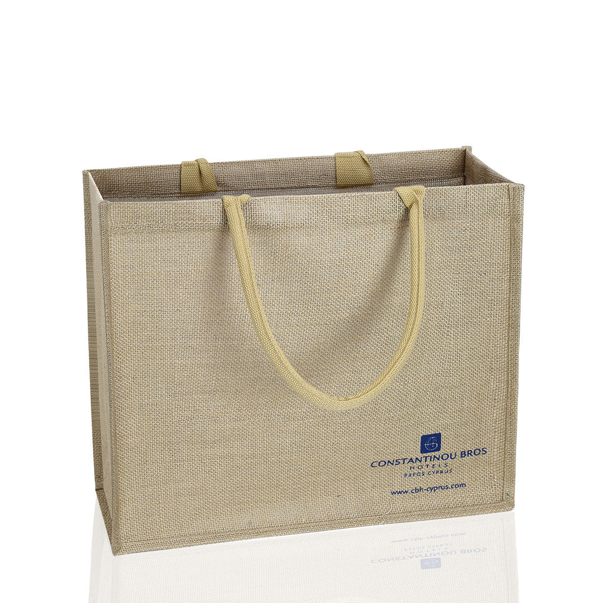 Grand sac fourre-tout en toile de jute