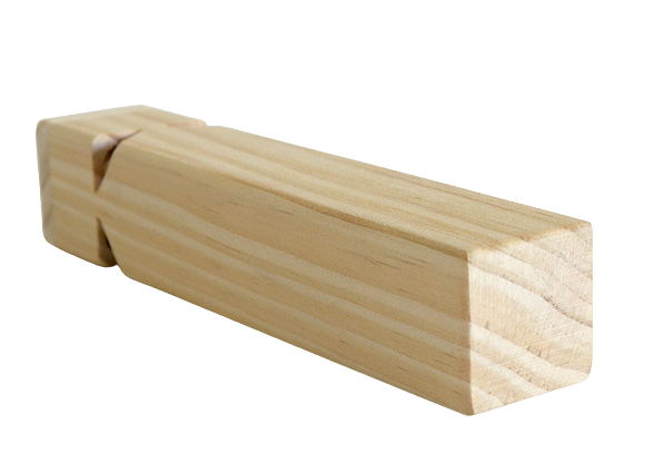 Sifflet de train en bois