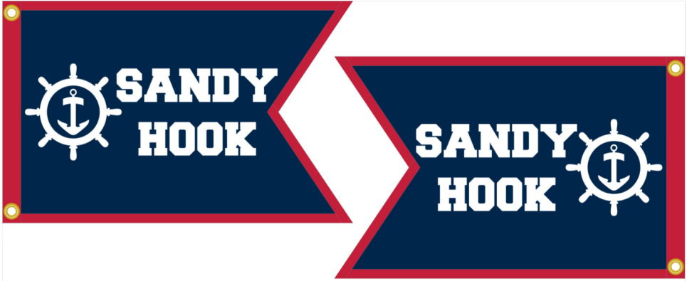 Drapeau brodé personnalisé