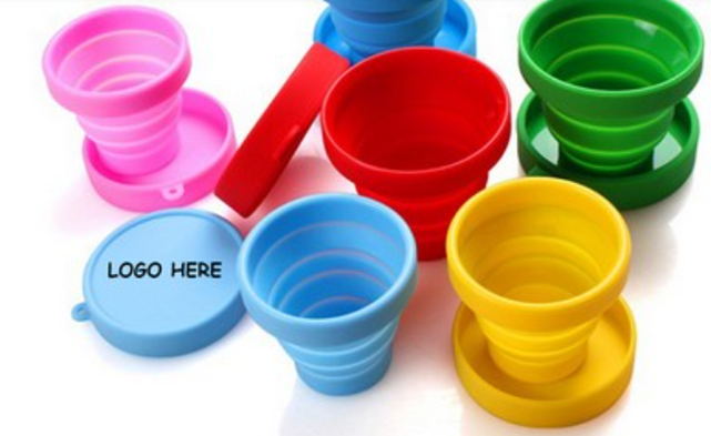 Gobelet pliable en silicone