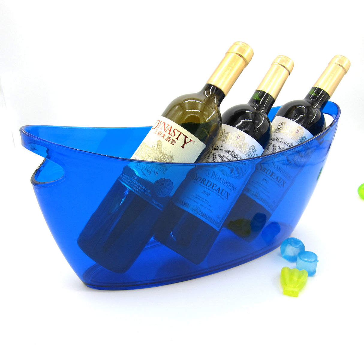 Seau à glace en plastique en forme de bateau de 6 l