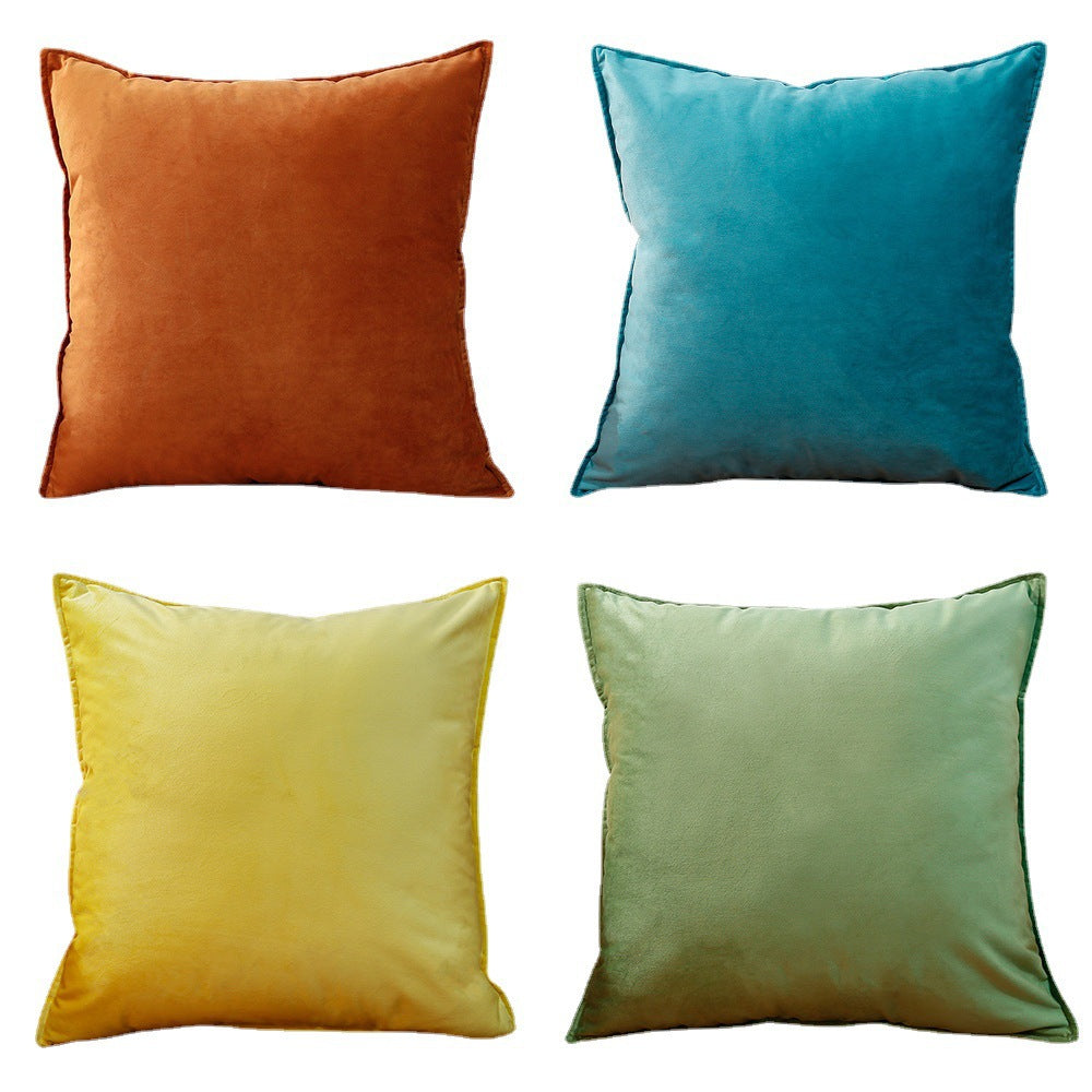 Housse de coussin en velours