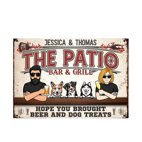 Panneau métallique personnalisé