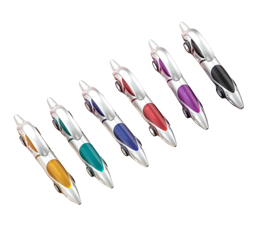 Stylo à bille élégant et épuré en forme de voiture de course