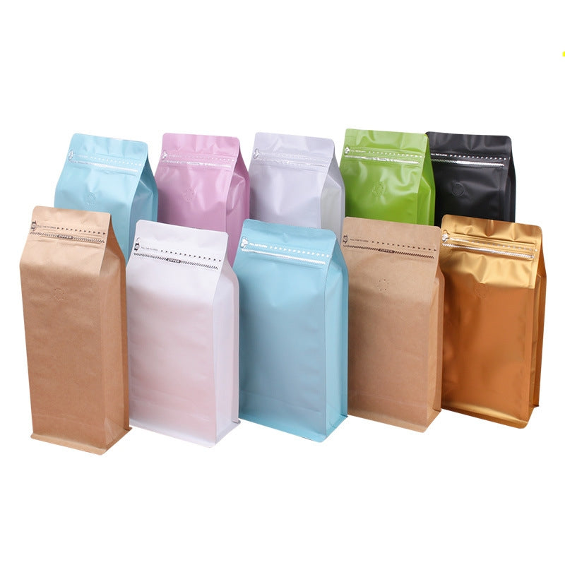 Sachet de café ziplock avec valve