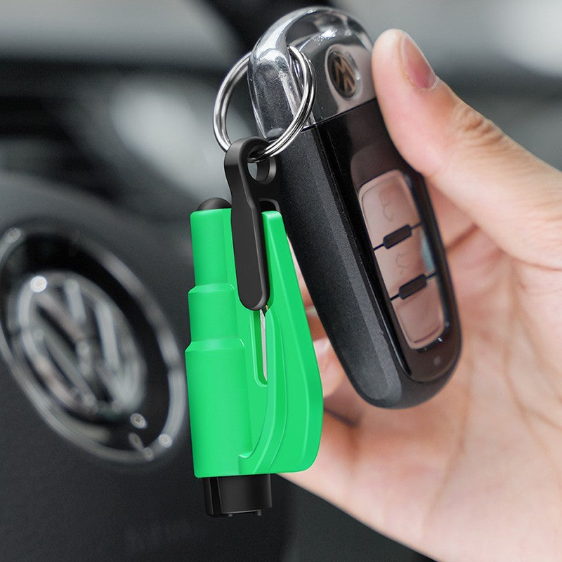 Brise-vitre 2 en 1 Coupe-ceinture de sécurité