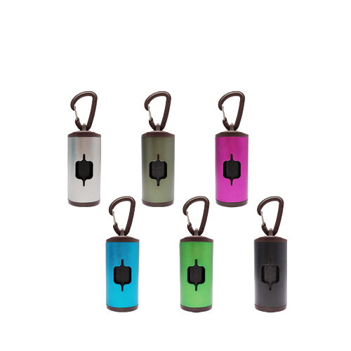 Distributeur de sacs à crottes en aluminium