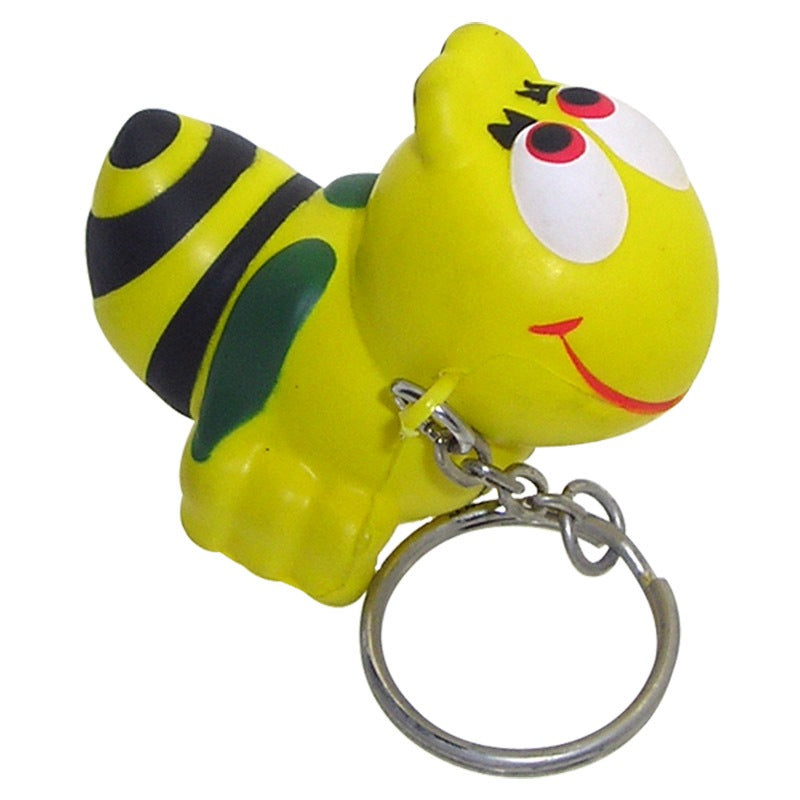 Porte-clés anti-stress en forme d'abeille