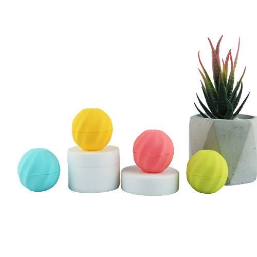 Conteneur sphérique vide pour baume à lèvres