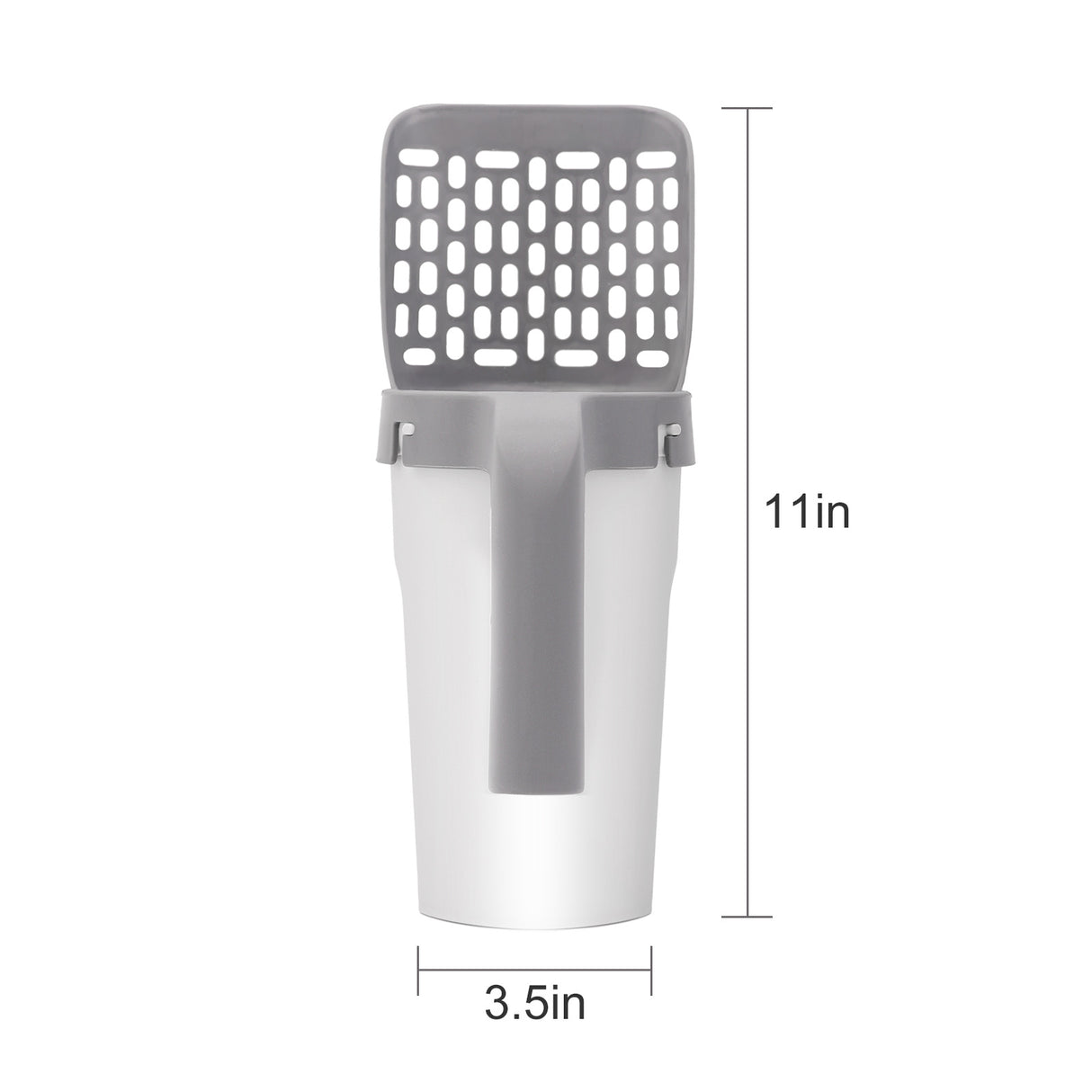 Pelle à litière pour chat avec poubelle