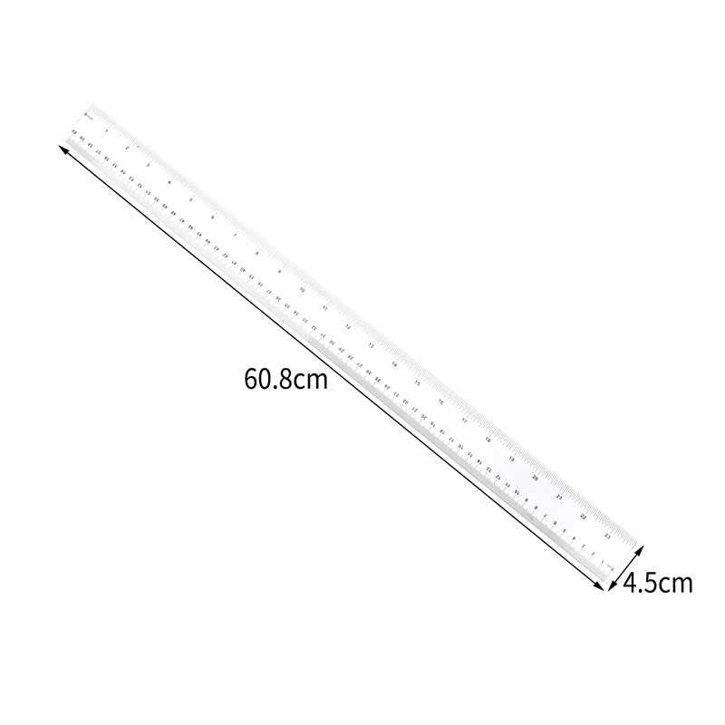 Règle en plastique de 24 pouces