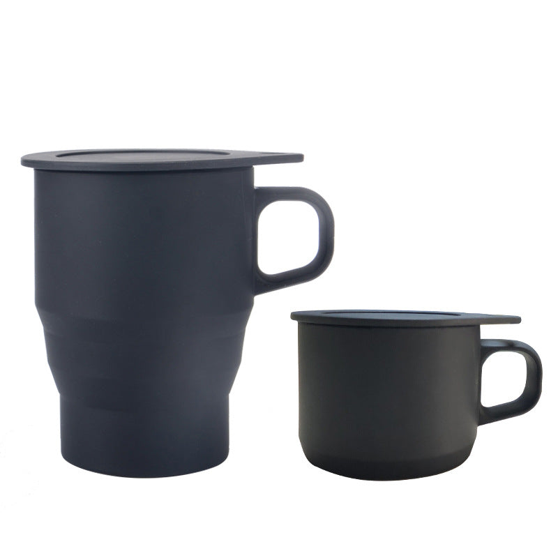 Tasse pliable en silicone