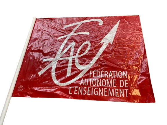 Drapeau en PVC personnalisé