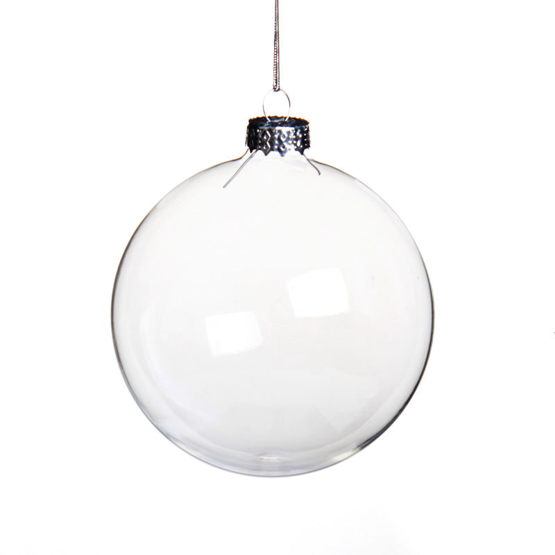 Clear Glass Bulb Ornament