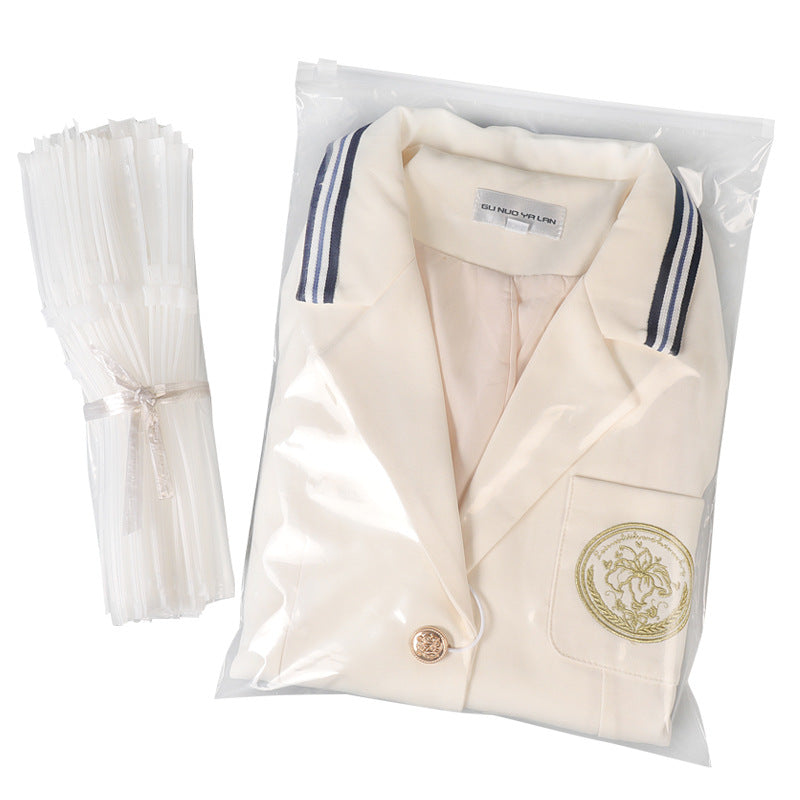 Clear Pe Zipper Bag - 9 Inches X 13 Inches