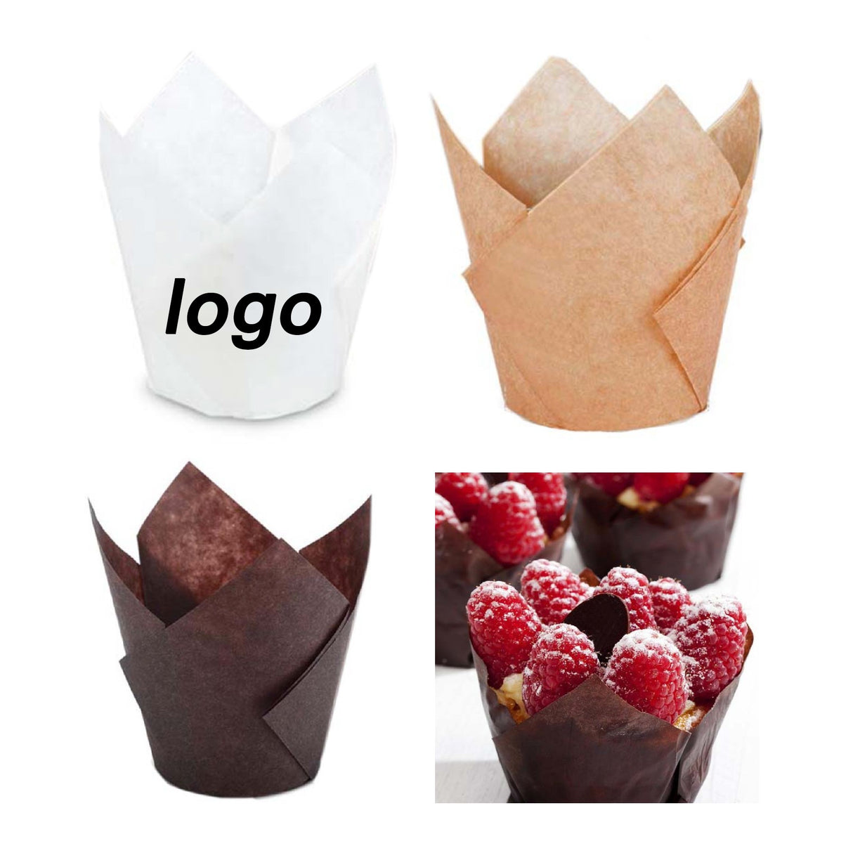 Caissette à cupcakes tulipe