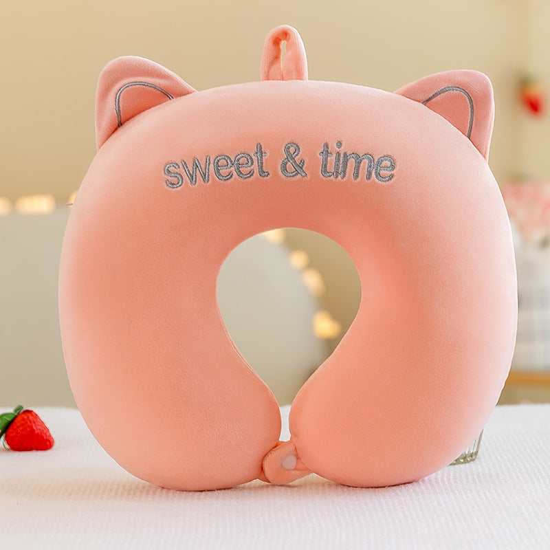 Oreiller en mousse à mémoire de forme en U pour enfants