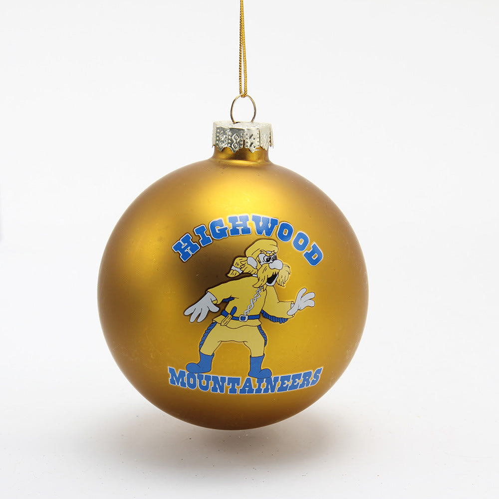 Bola navideña de Gass con logotipo de color personalizado