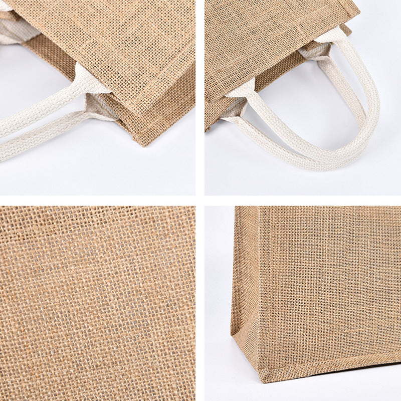 Mini sac cadeau en jute