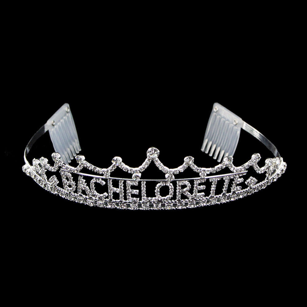 Couronne de cheveux en cristal brillant