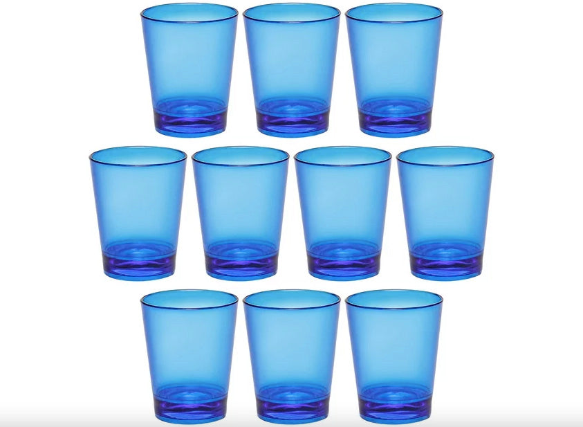 Verre à liqueur bleu A - En bateau