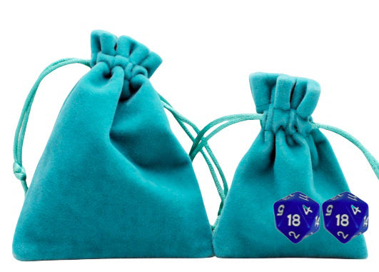 Une pochette à cordon en velours avec Deice