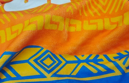 Serviette de plage en microfibre personnalisée 450 g