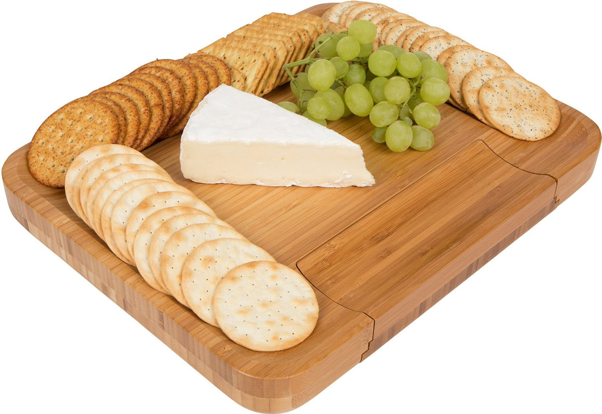 Bamboo Cheese Board Set