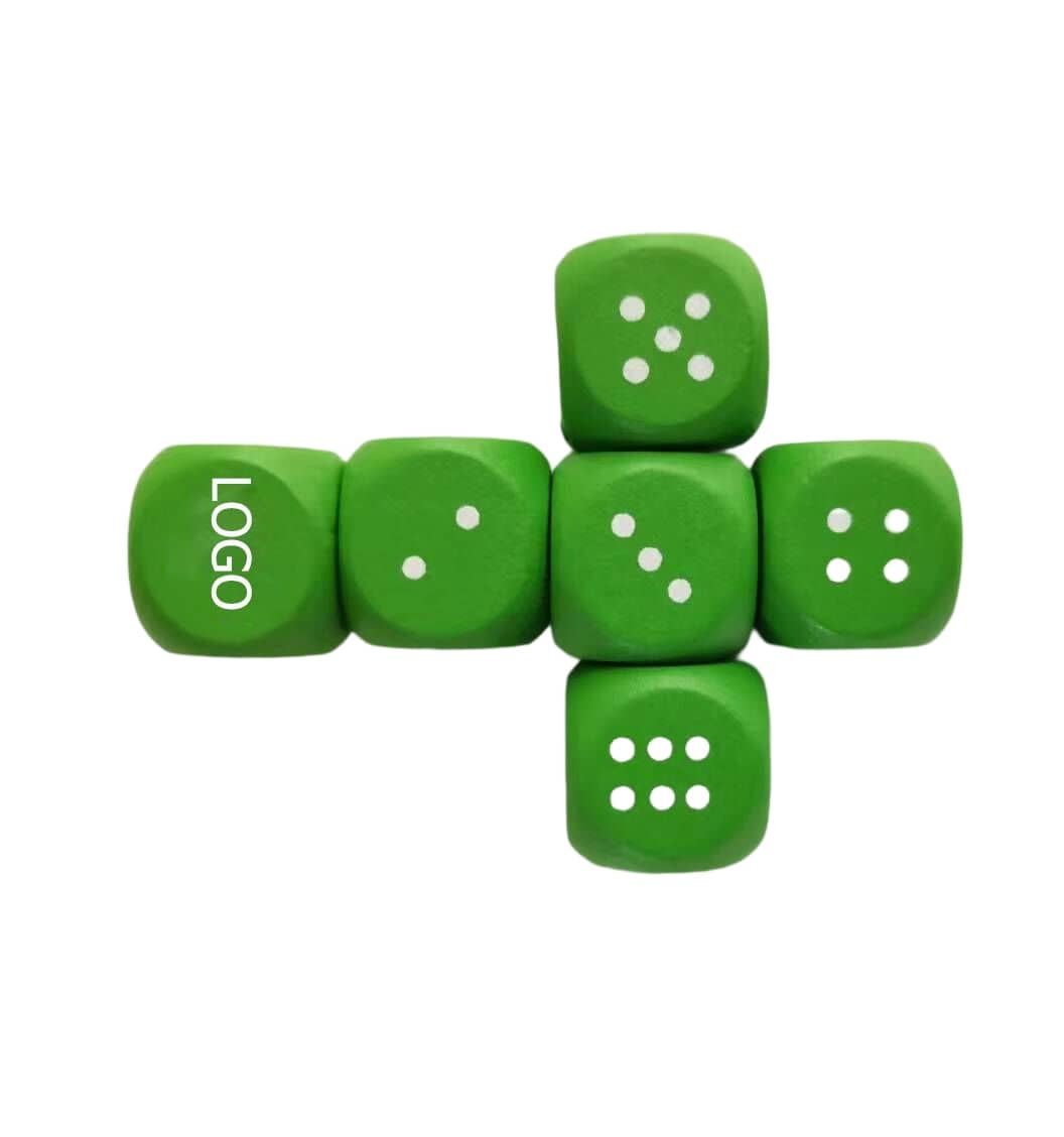 6 dés personnalisés avec pochette