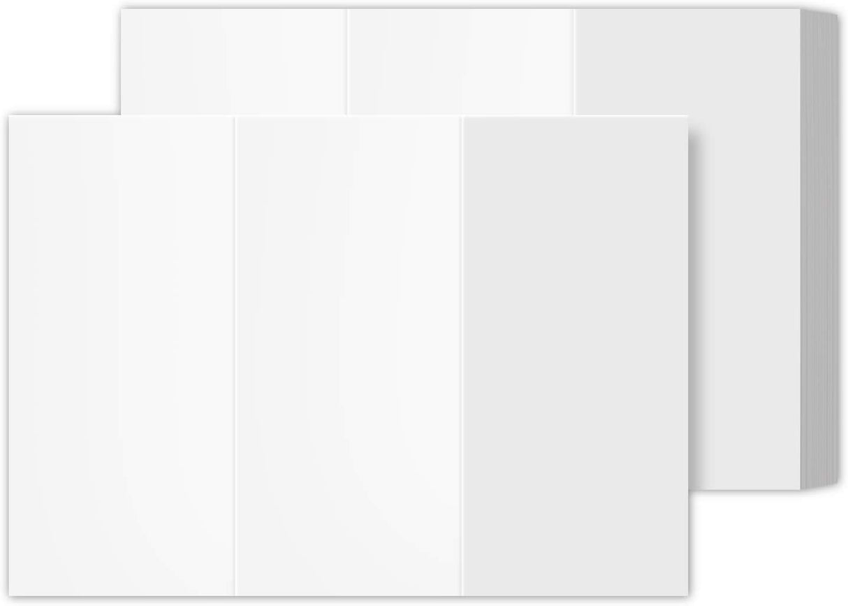 Triptyque pliable en papier