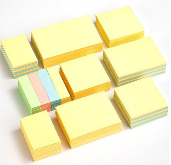 Notes autocollantes 3" x 1,5"