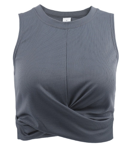 Débardeurs de yoga courts pour femmes