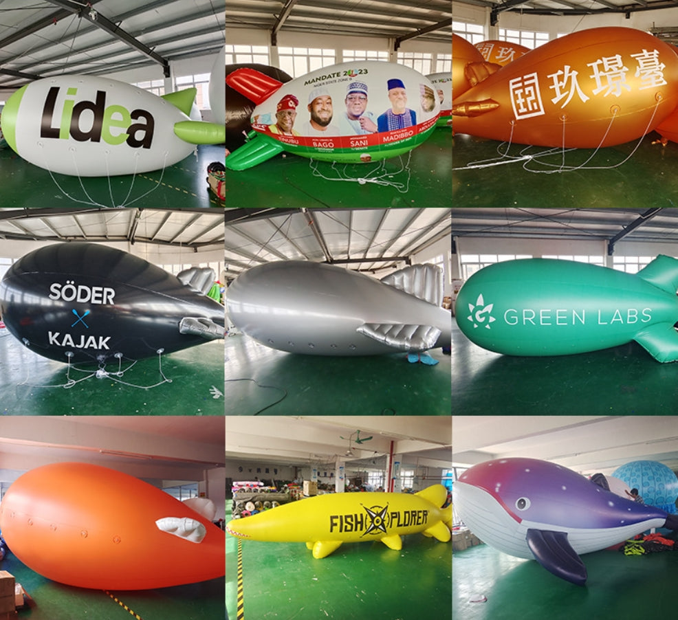 Ballon dirigeable géant de 17 pieds