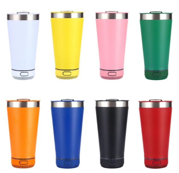 Tasse en acier inoxydable avec haut-parleur Bluetooth