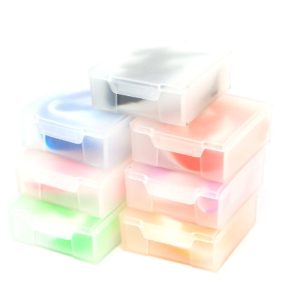 Paille en silicone en boîte