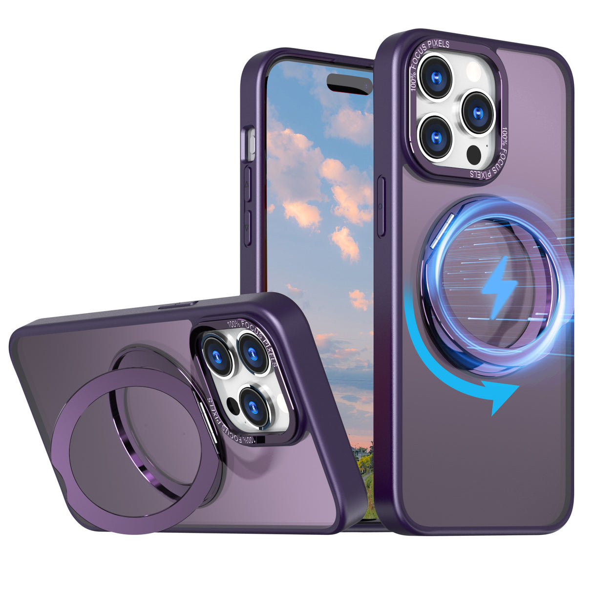 Étui de téléphone pivotant