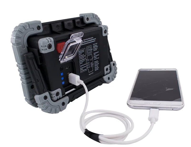 Lampe de travail pivotante rechargeable 10 W