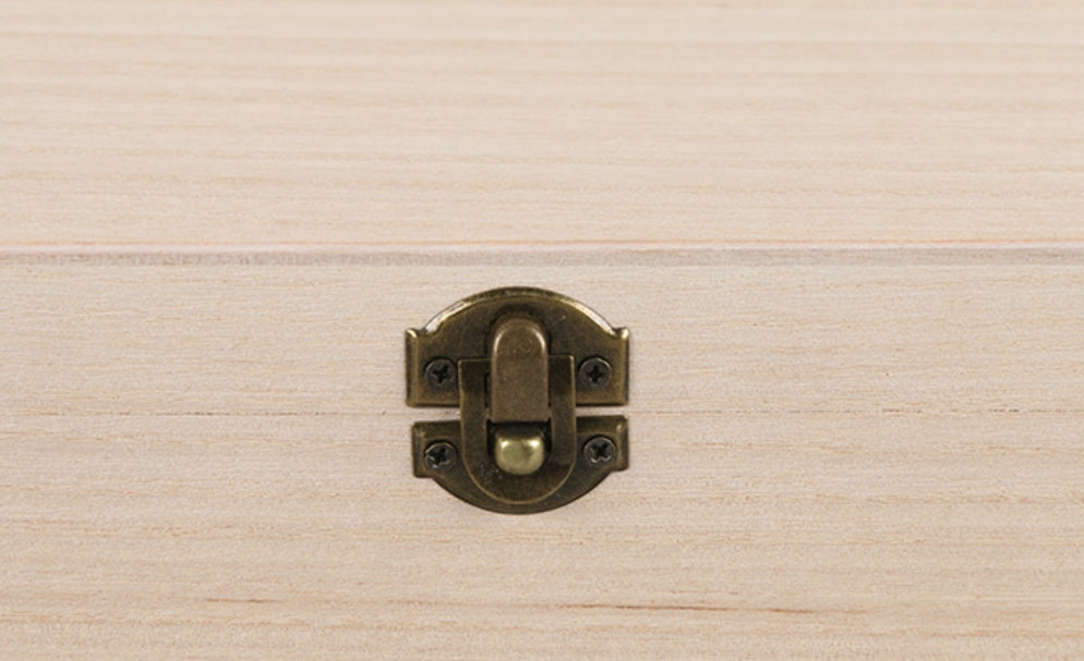 Coffret en bois gravé au laser