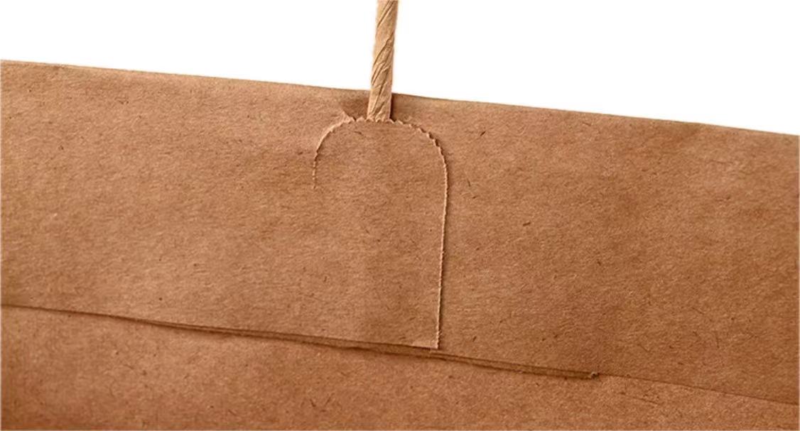 Sac cadeau en papier kraft (couleurs personnalisées)