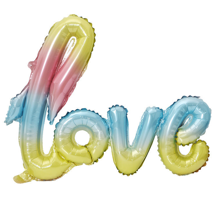 Large One-piece Love Foil Balloon