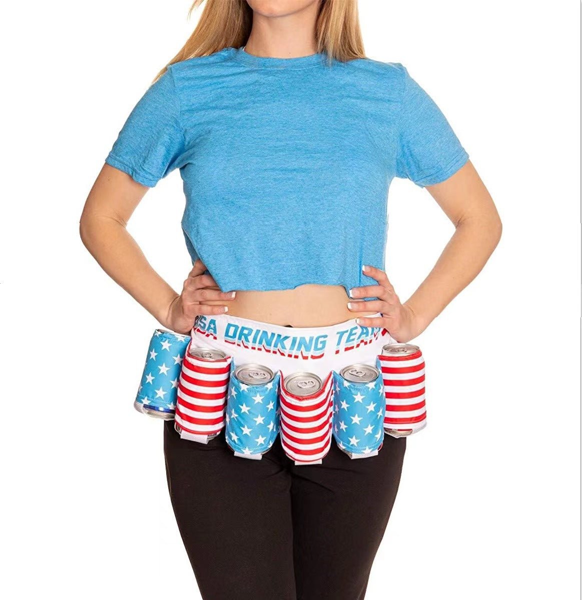 6pcs Can Holder Waist Fanny Pack Belt - Yorkn Inc✅