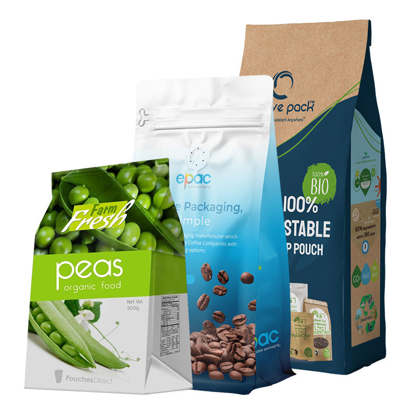 Pochette à fond plat avec valve de 1 l