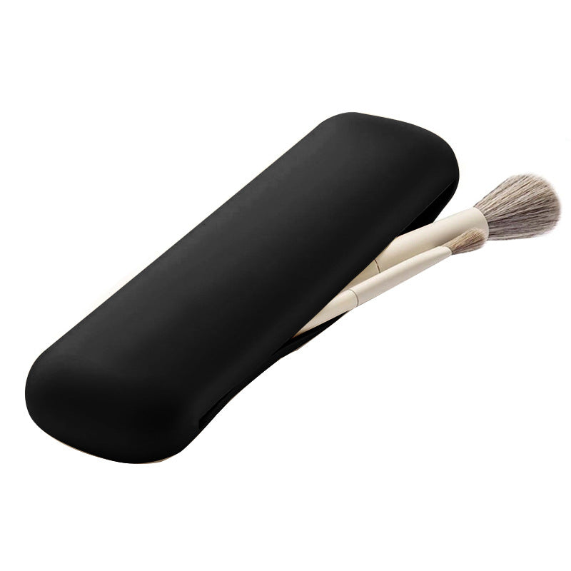 Porte-pinceaux de maquillage de voyage en silicone
