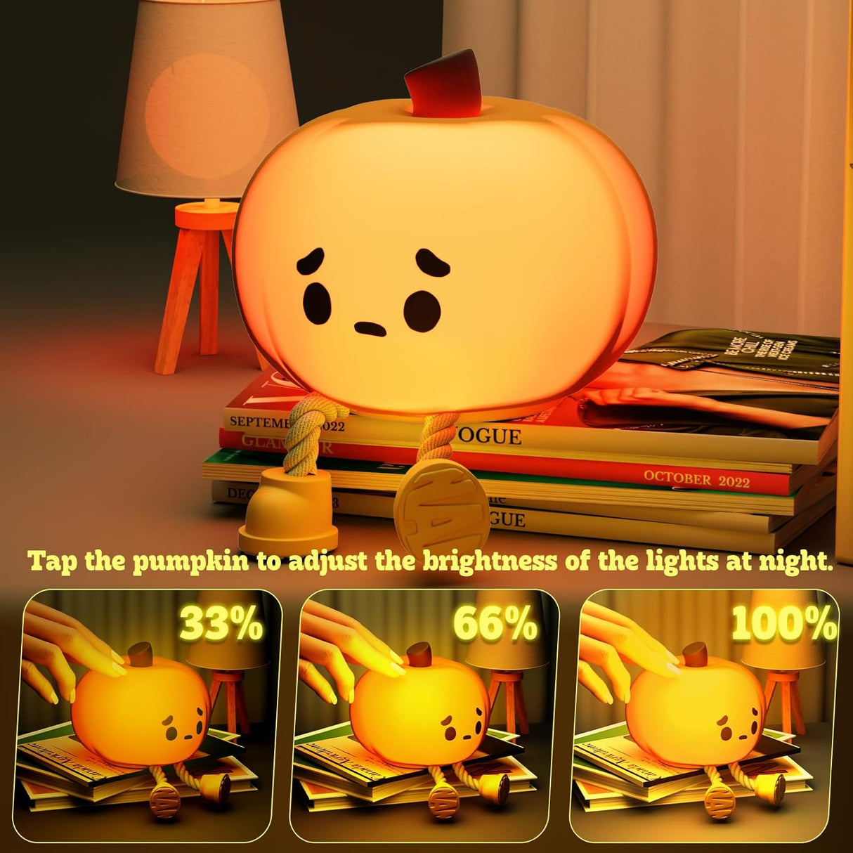 Veilleuse citrouille d'Halloween