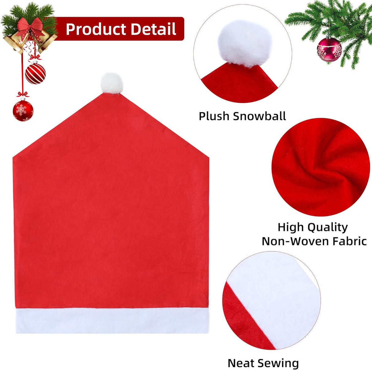 Housse de chaise de Noël